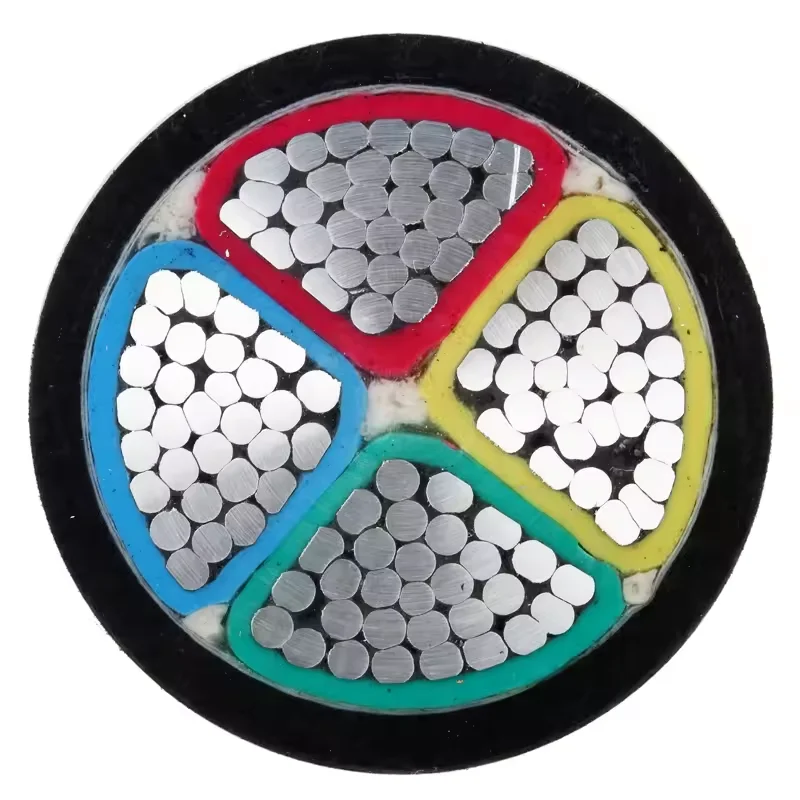 low voltage NYY 3x240+1x120 power cable 240mm aluminum cable
