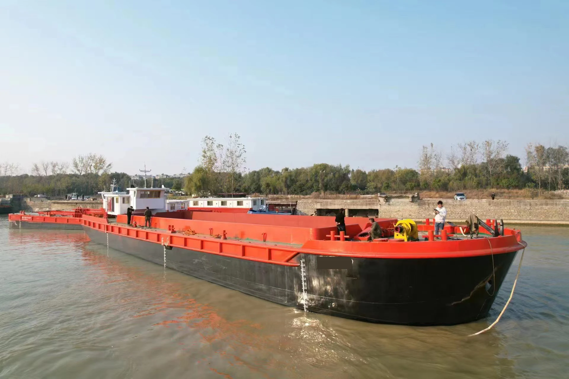 Split Bottom Mud Hopper Barge for Dredging Project