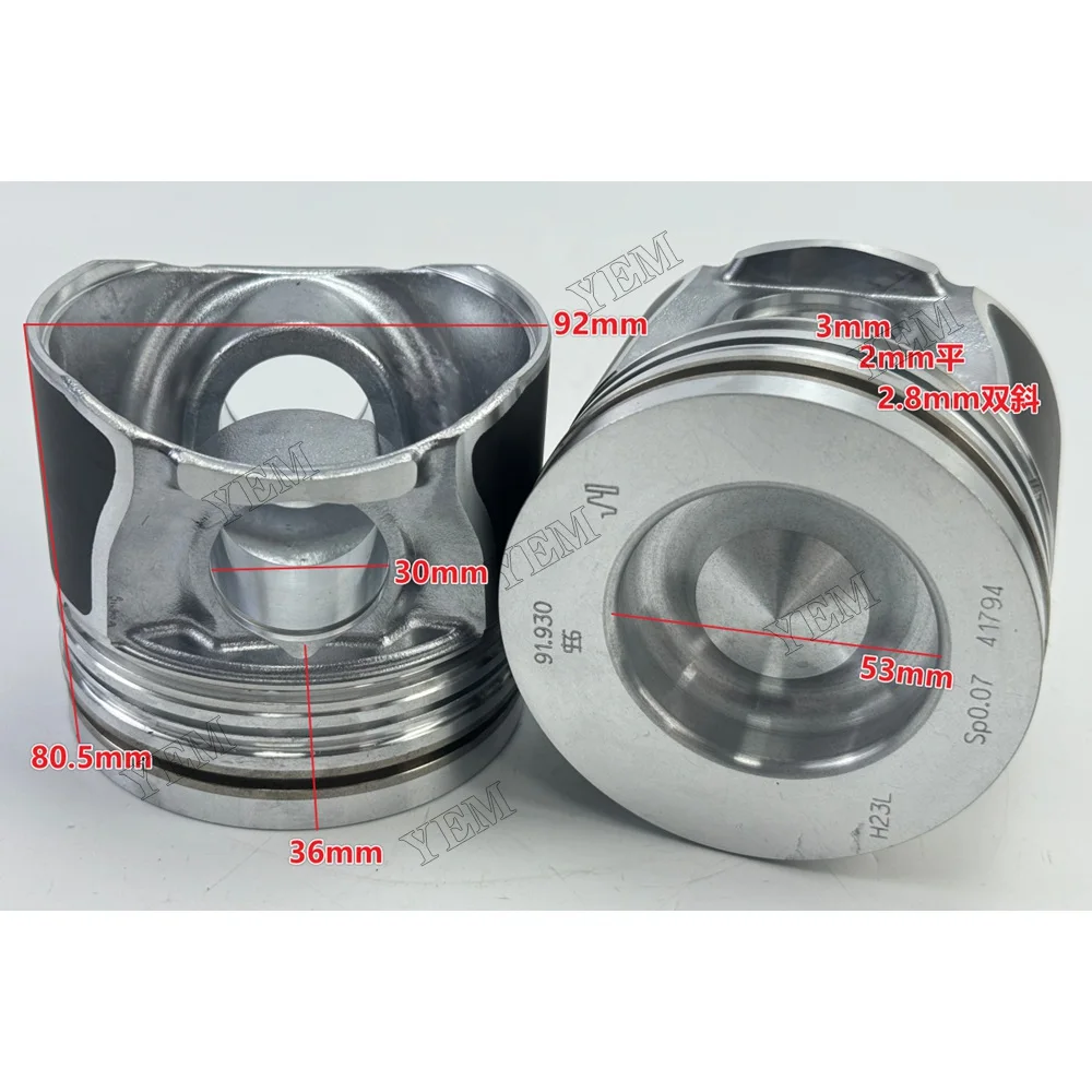 Piston 41794600 4134464 Fit for Deutz TD2.9L4 Engine 2