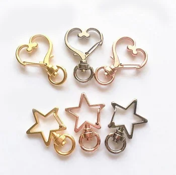 cute heart star rose gold silver