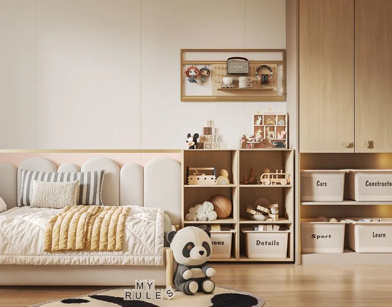 YOUPON Aluminium Alloy Rectangle Wall Mounted Multi-Tier Storage Rack-Durable Large Capacity Office & Home Organizer details