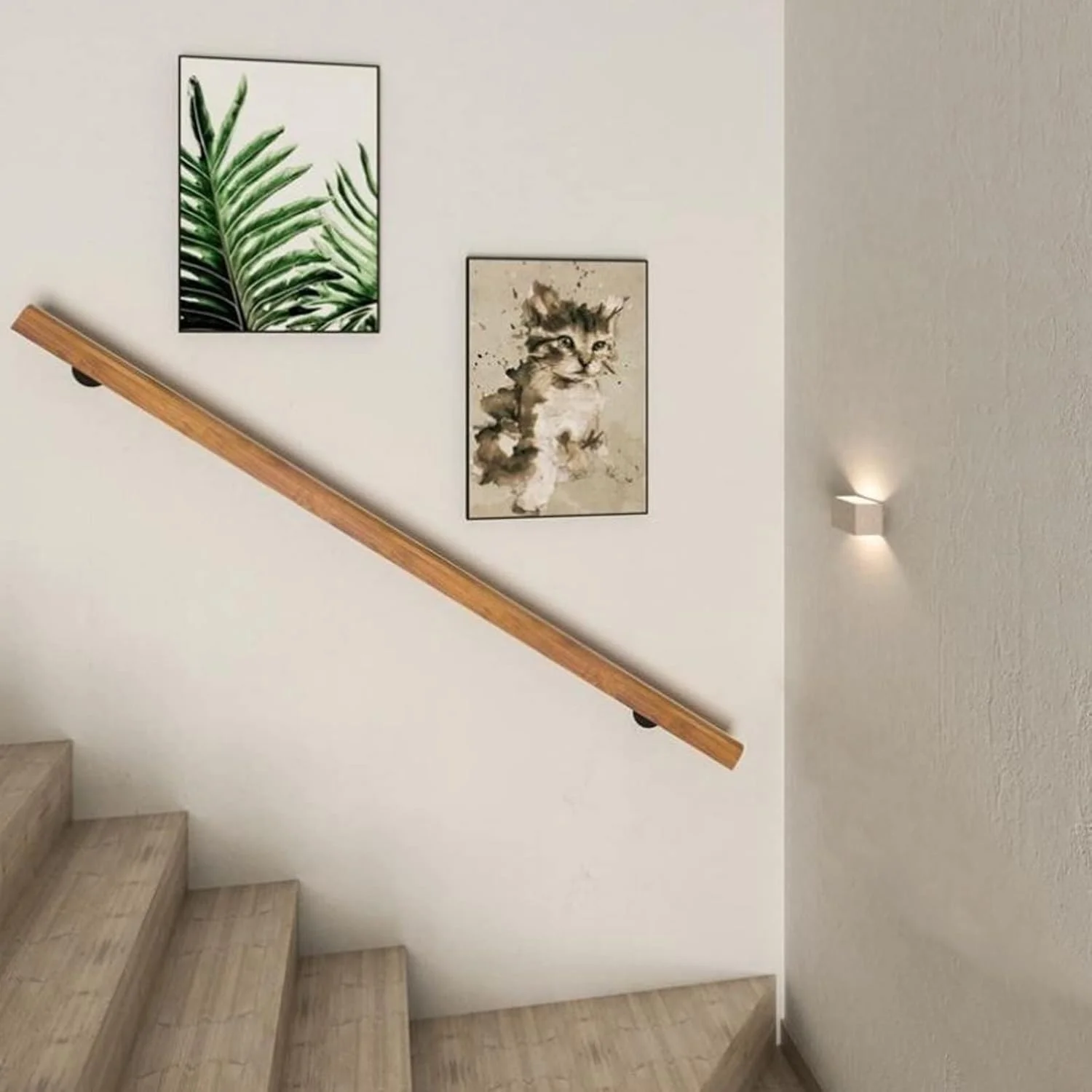 Wooden Handrails Non-Slip Staircase Handrail