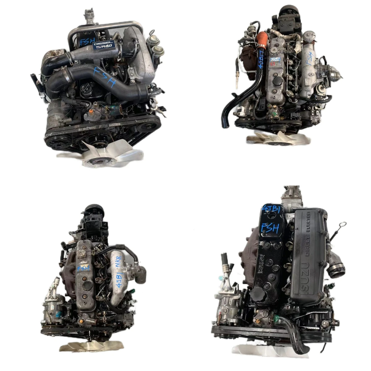 OEM  Original Complete for Used Isuzu diesel  Used Engine Truck Pickup jeep  4JB1T 4JB1  Auto Parts