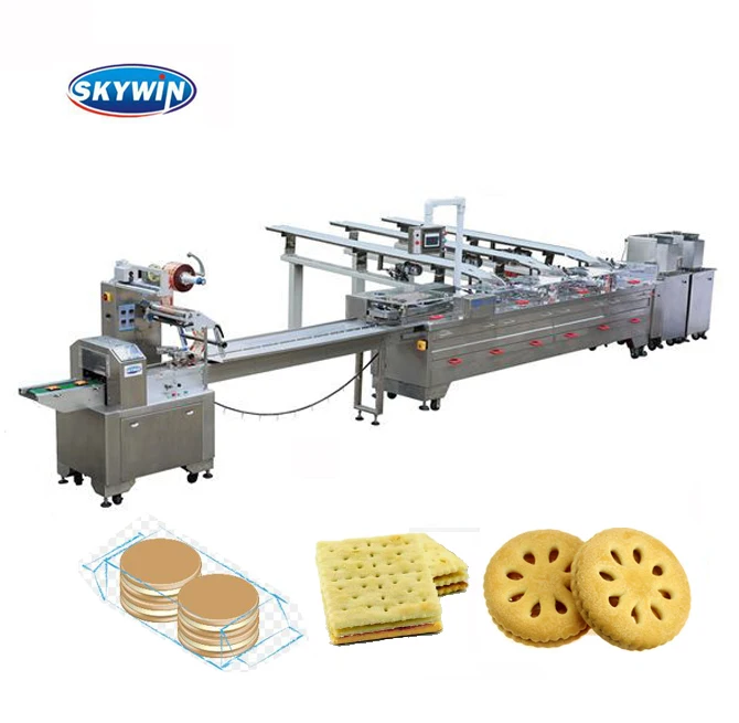 High Precision Mini Type Hard And Soft Biscuits Cookies Production Line
