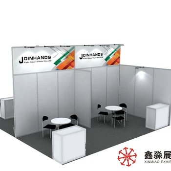 Free Sample Fast Delivery Exhibition Booth 3X3M octanorm similar shell scheme booth for tradeshow and event