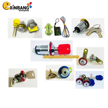 Multiple styles key Credit Lock .door lock For Fish Table Games Machines For Sale