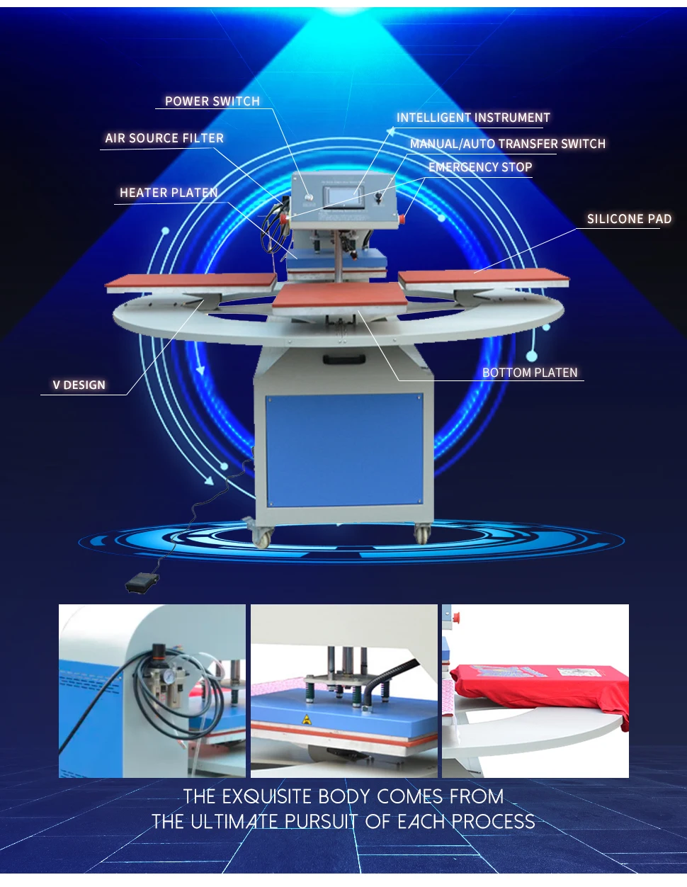 Large Format Heat Press Sublimation Flatbed Large Format Lanyard Heat Press Machine Flatbed
