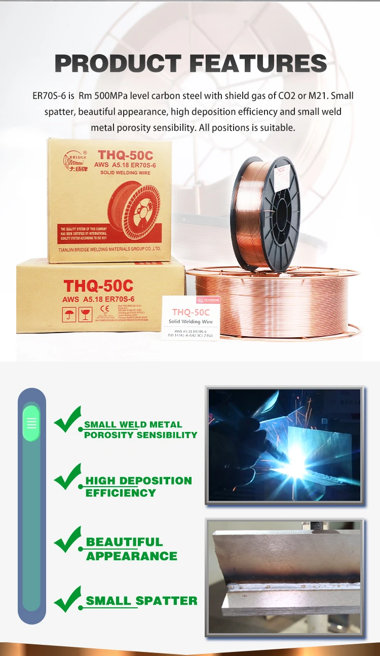 Bridge Brand Thq50c Arame Mig Mig Wire Welding Wire Er70s6 Buy