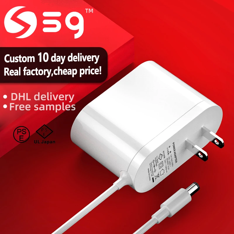 Новое поступление, 24 В 1A PSE Сертифицированный цифровой 24 Вт небольшой портативный адаптер питания для небольших бытовых электроприборов
