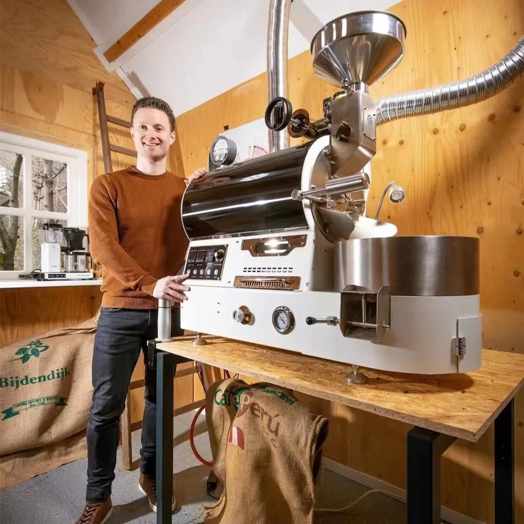 2024 Teacher Coffee Roaster 1kg Home Commercial Coffee