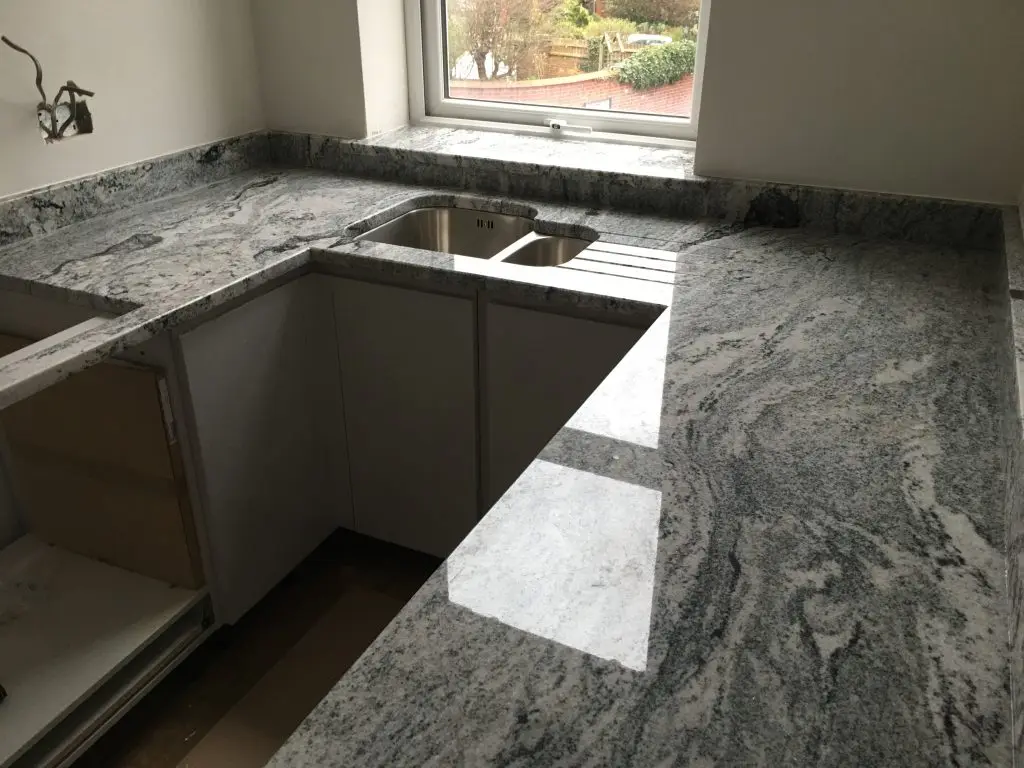 Viscont White Granite for Kitchen Bar Top Kitchen Countertops China  Viscount Gray White Granite from China 