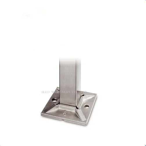 Square Railing Post Floor Mounted Bracket Handrail Flange Cover Buy Handrail Flange Cover Floor Mounted Bracket Square Railing Post Product On Alibaba Com