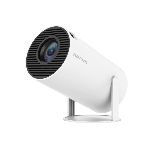 Portable Android Projector  4K Hd Led Hy300 logo Mini Projector 4K with Bt 5.0 Wifi Support Home Theater Portable Mini Projector