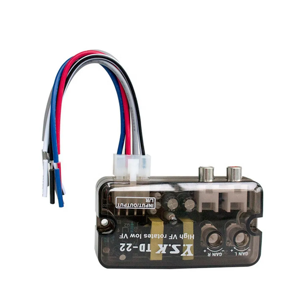 Convertitore Rca Autoradio Convertitore Di Livello Auto RCA | Per Altoparlanti, Con Funzione Di Ritardo | Migliora L'Audio Stereo Subwoofer Auto - Foto 4