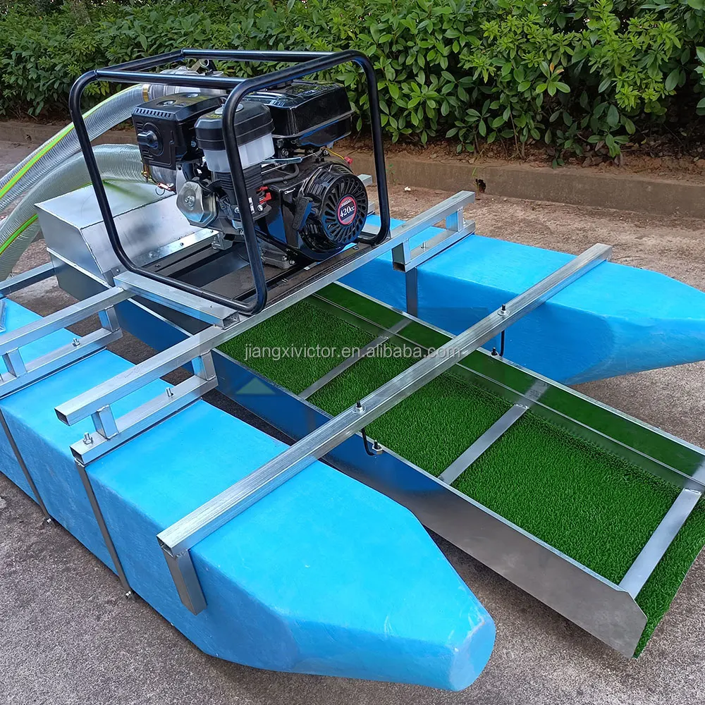 Mini Dredger Gold & Diamond Mining Dredge Boat Gasoline Gold Dredging Ship 2.5/3/4/6'' River Sand Gold Separator
