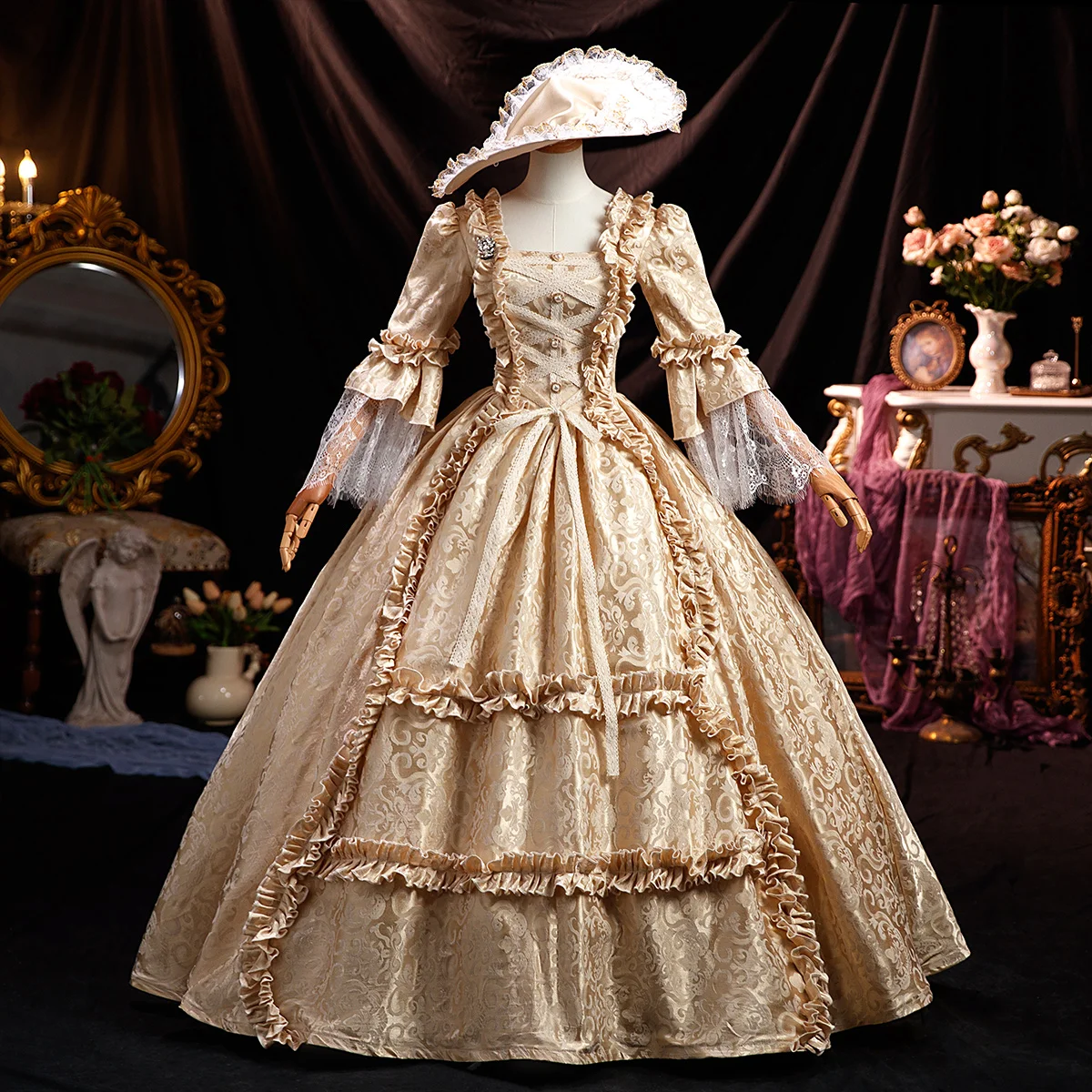 Customized Marie Antoinette Ball Gown - Victorian Costume for Masquerade  Parties & Halloween Celebrations for Women