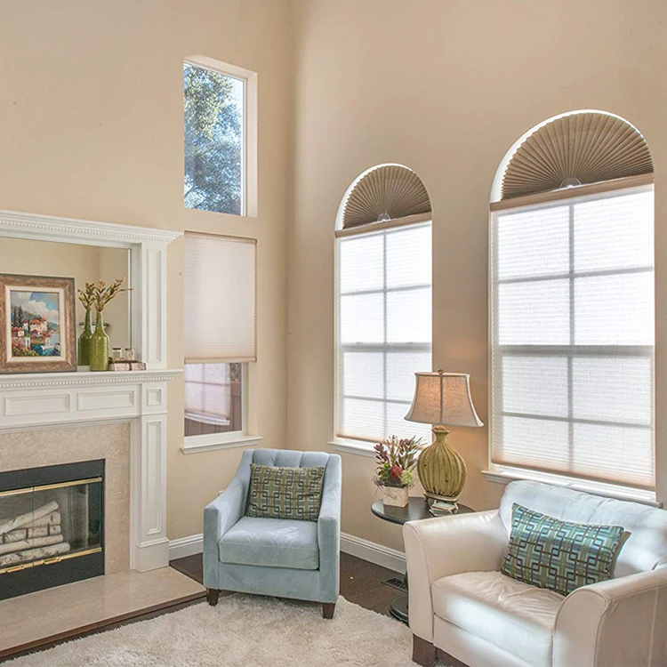 Arch Blinds Light Filtering Fabric Shade DIY Trim to Size Arch  Curtain Arch Window Coverings