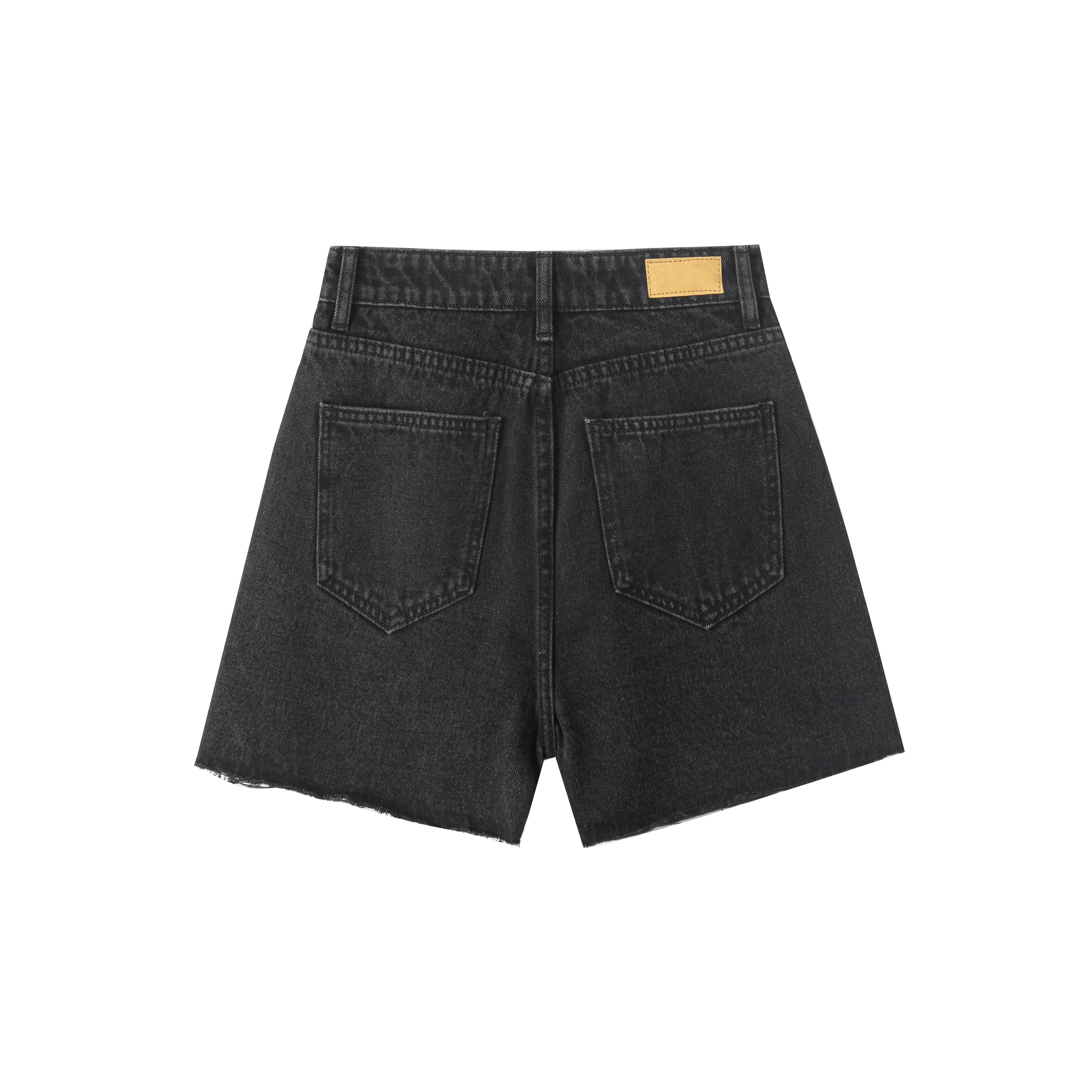 Clothing Manufacturers Splice Distressed Ladies Custom Denim Pants Denim Shorts Women's Shorts Women Jeans