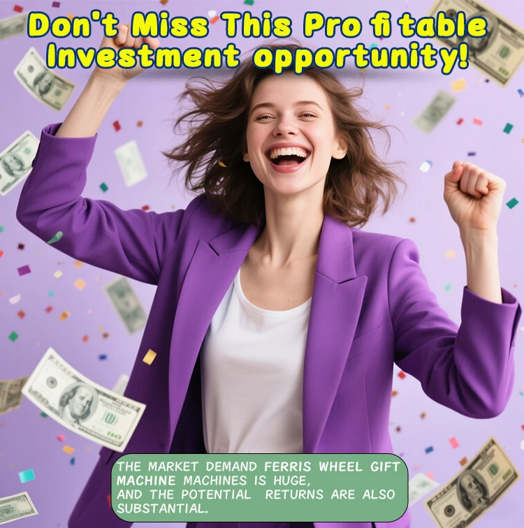 Funpark New Arrivals Ferris Wheel Arcade Claw Machine English Coin Operated Metal Gift Game Toy Vending Amusement Park details