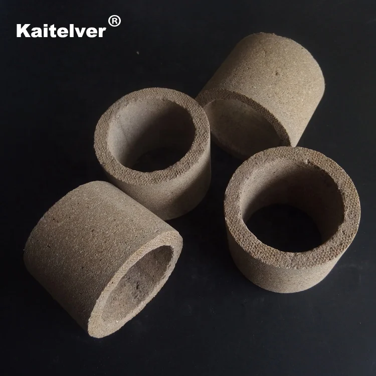 Cylindrical Open/blind Type Insulating/exothermic Riser Sleeves for Aluminum Casting Industry