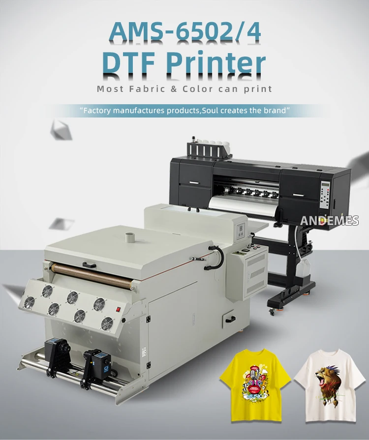 60cm DTF Printer with Dual i3200 Heads and 220V/110V Voltage for High-Speed Direct to Film Printing