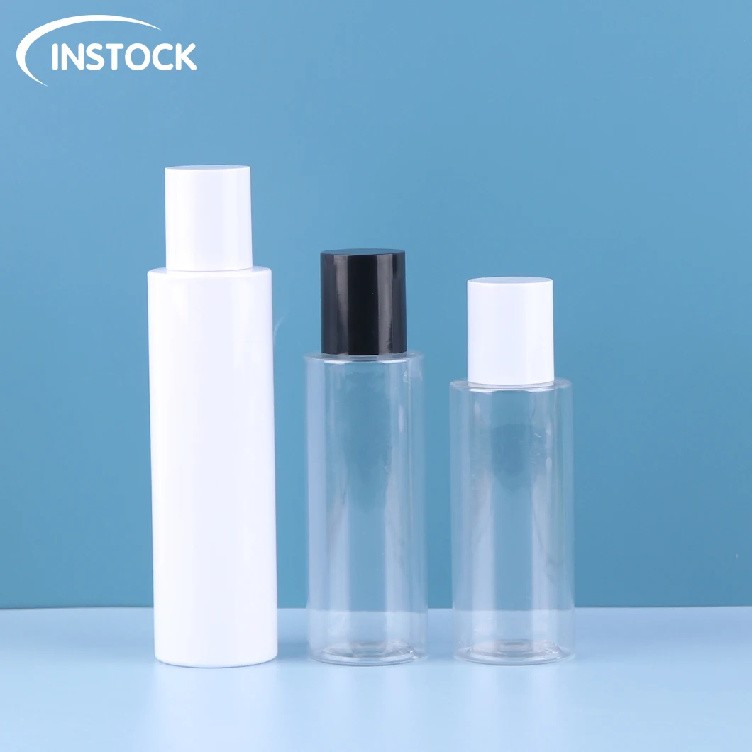 Stock Skincare Serums Lotion Toner Bottle 100/120/150ml PET Cleansing Lotion Essence Bottle