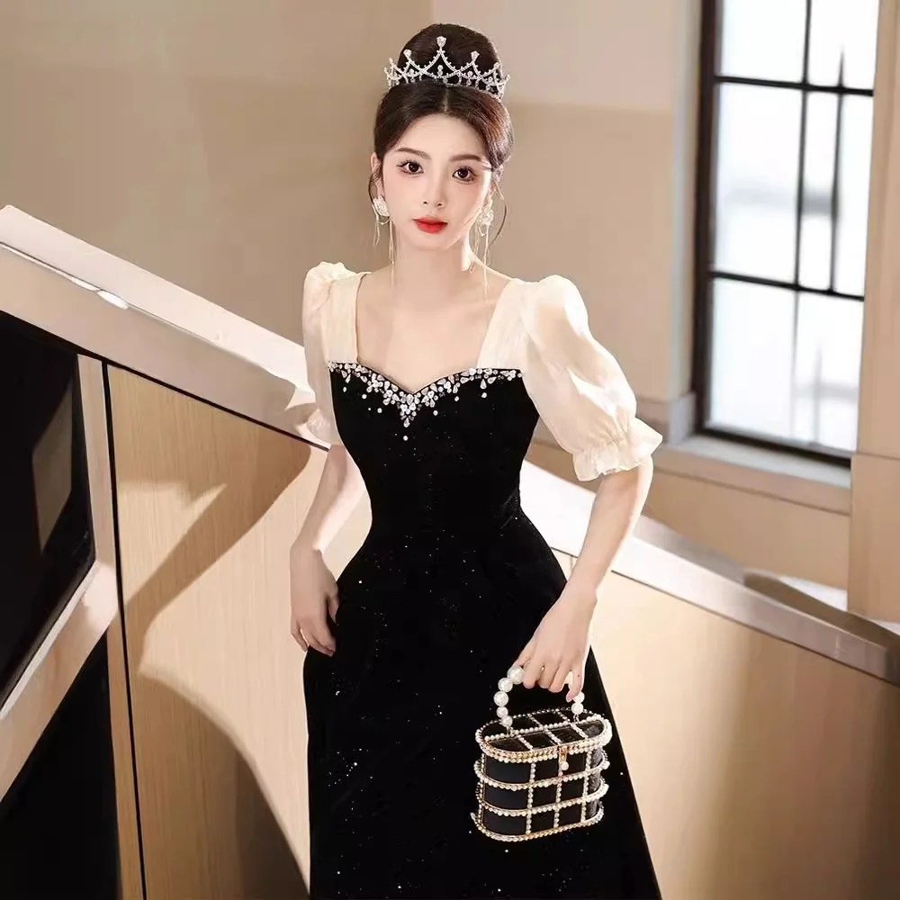 Shop Our Black Adult Ceremony Evening Dress High-End Luxury