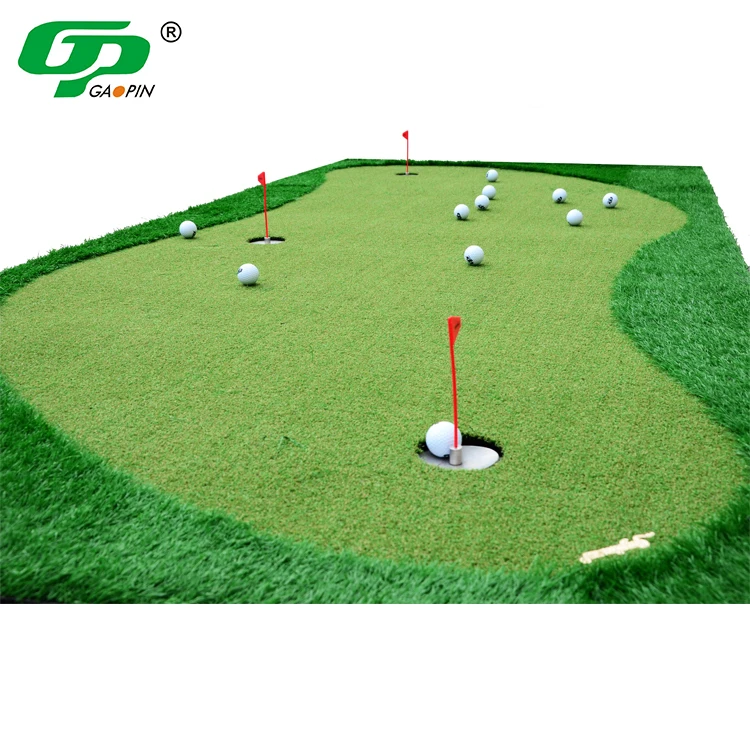 Gp Golf Putting Green Golf Mat Putting Antiwater Rubber Mat Mini Golf