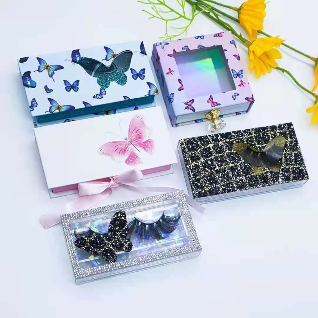 Wholesale Luxury 3d Natural Eyelashes Private Label Strip Lashes Self