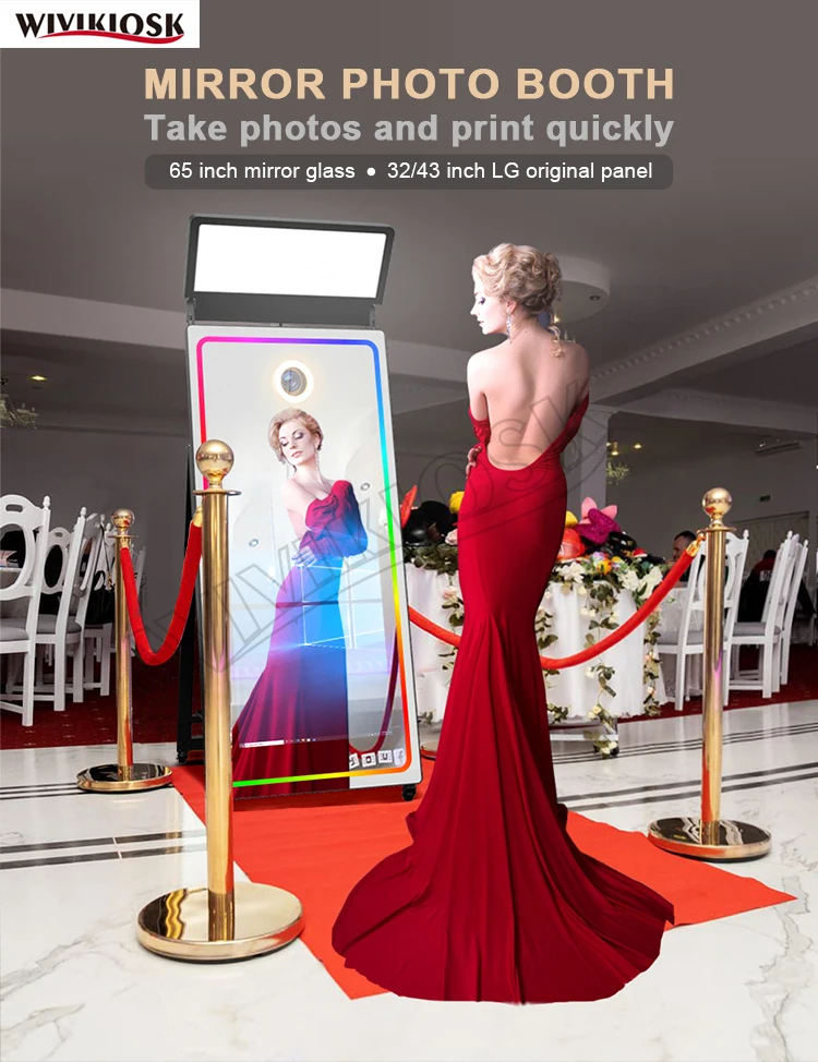 2023 Newest Mirror Photo Booth Affordable Magic Mirror Photo Booth