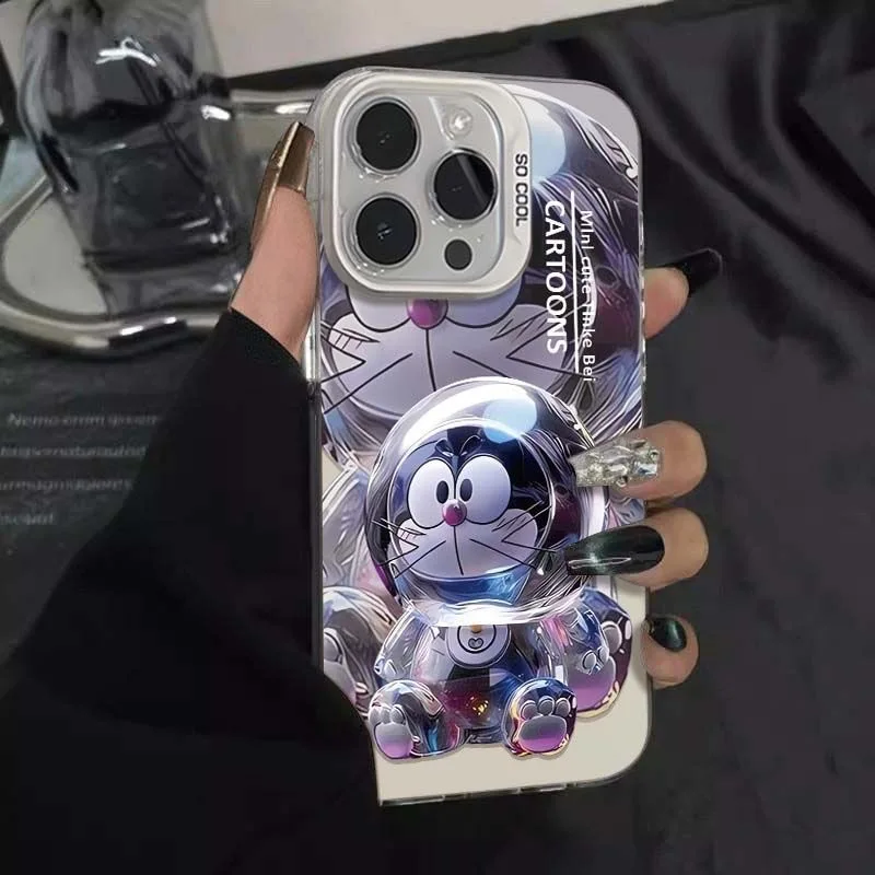 Astronaut Doraemon Suitable for IPhone16promax Mobile Phone Case IPhone15 Internet Red 14 Creative 13 Trend X
