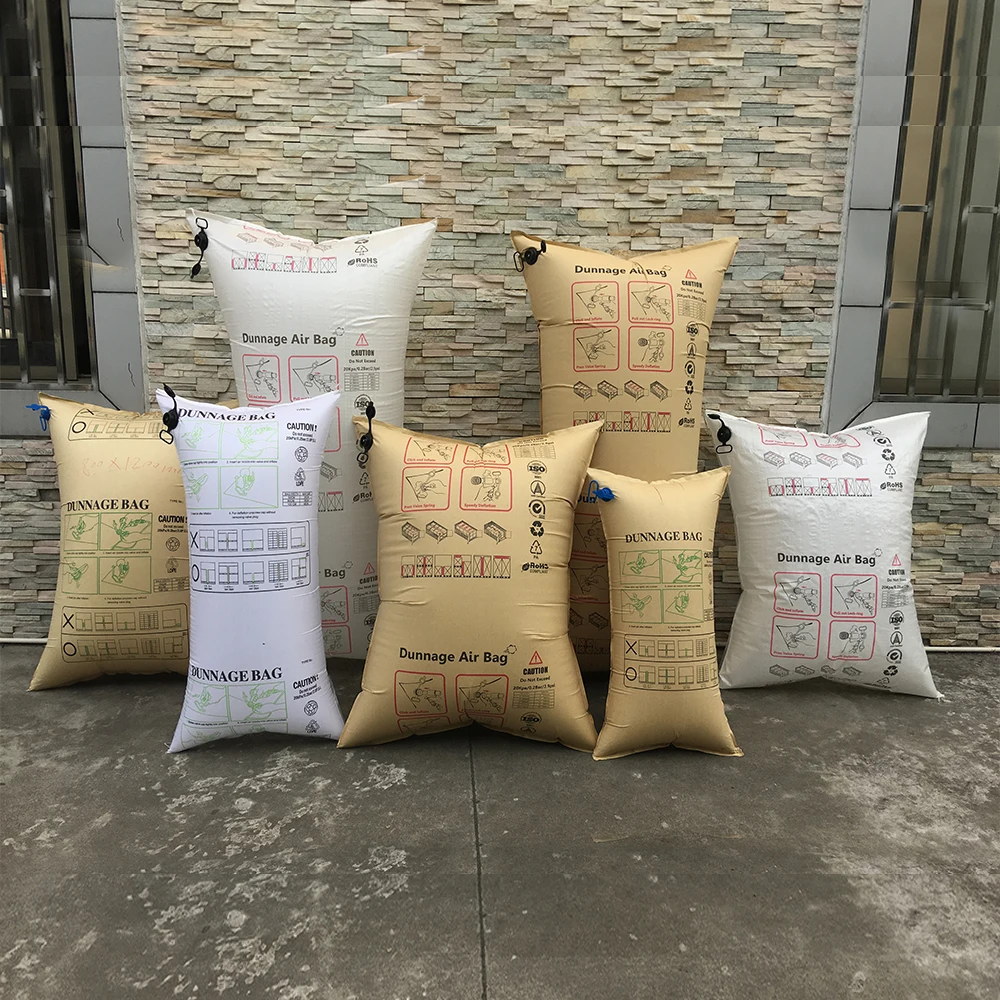reusable Inflatable Kraft Dunnage Air Bag Cargo Shipping For Container Loading