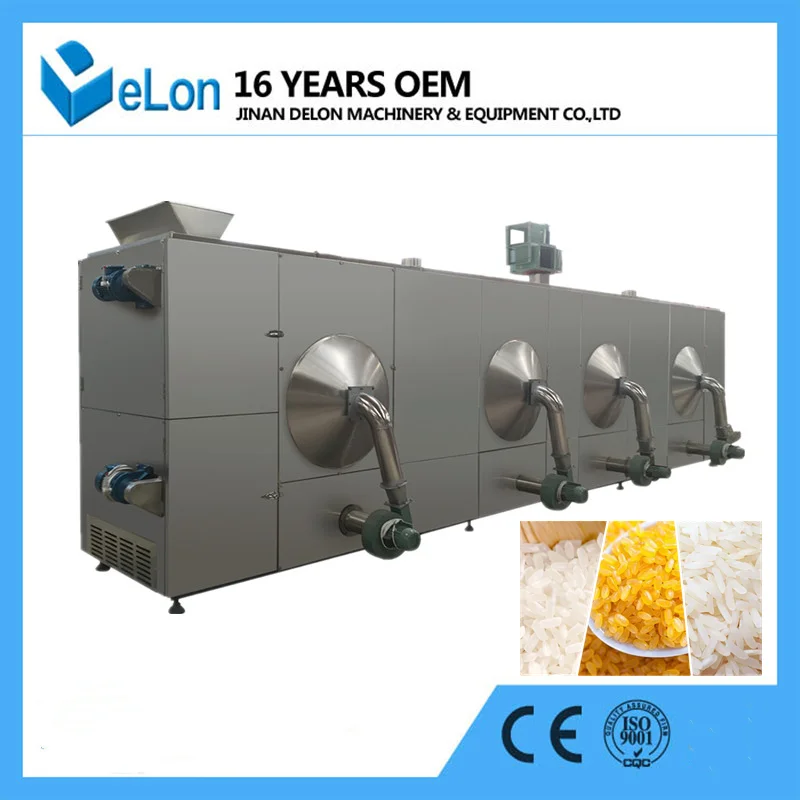 Full Automatic Extruder Artificial Rice Making Machine Nutritional Rice Machine