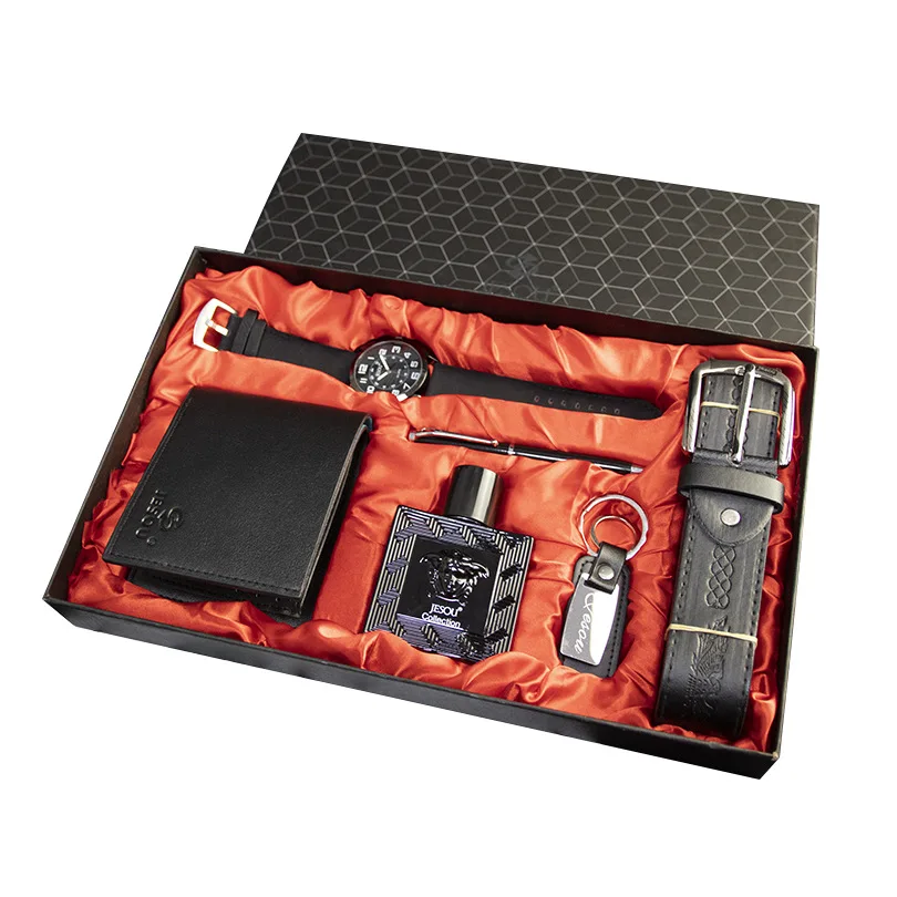 Perfume Wallet And Watch Set For Him Unbeatable Deal: Luxury Gift