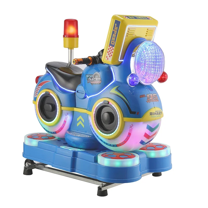Juguete Balancín Para Coche Infantil – Volante Giratorio Redondo De Metal Y Plástico, Accesorio De Parque Infantil