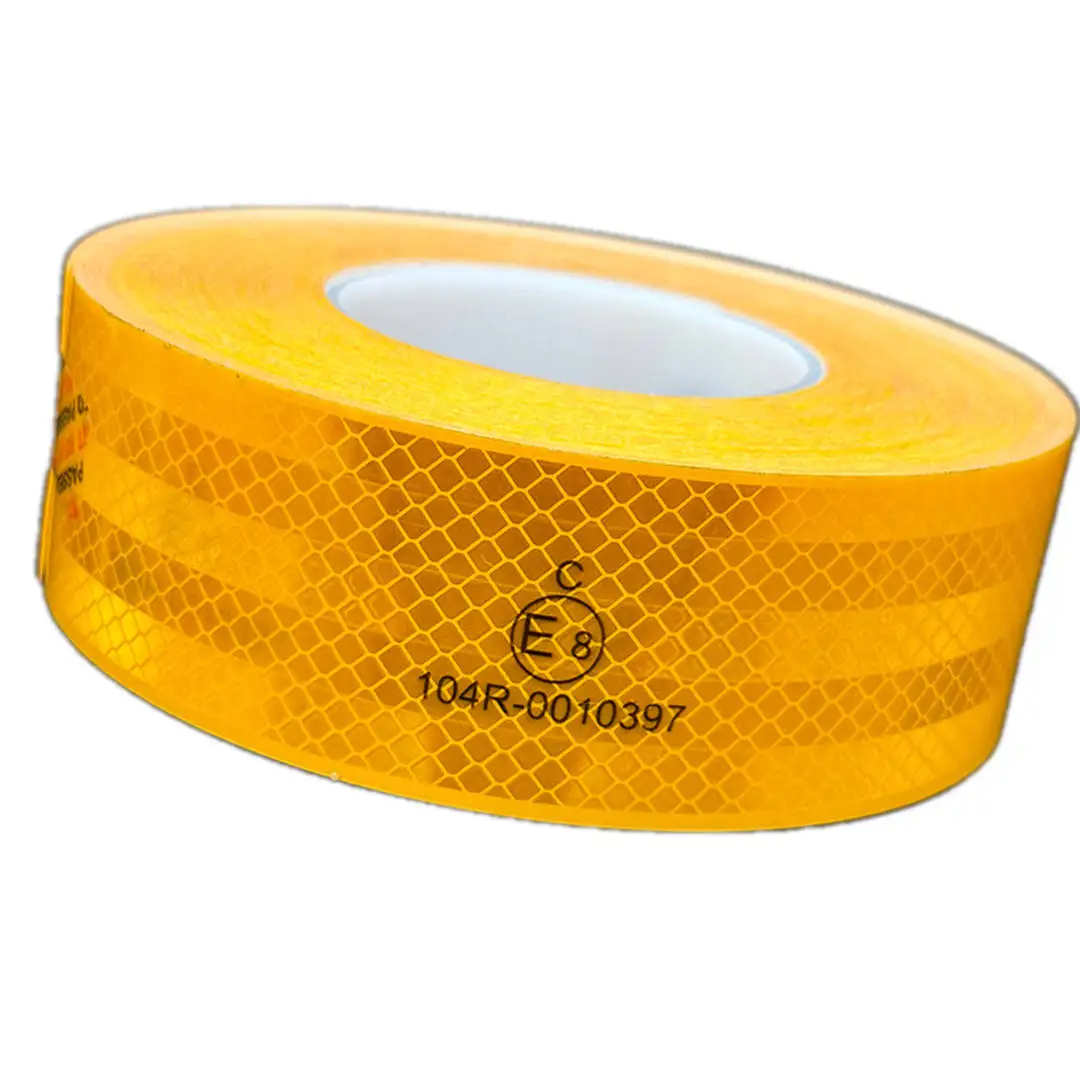 2 Inch Waterproof Adhesive Reflective Material  ECE 104R Truck Primastic Retro Reflect Tape For Long Vehicle