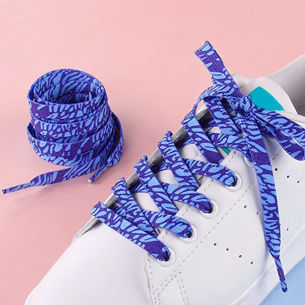 Multifunction Cheap Promotional Gifts Tie Dye Silk Polyester Flat Elastic Wholesale Cotton Shoe