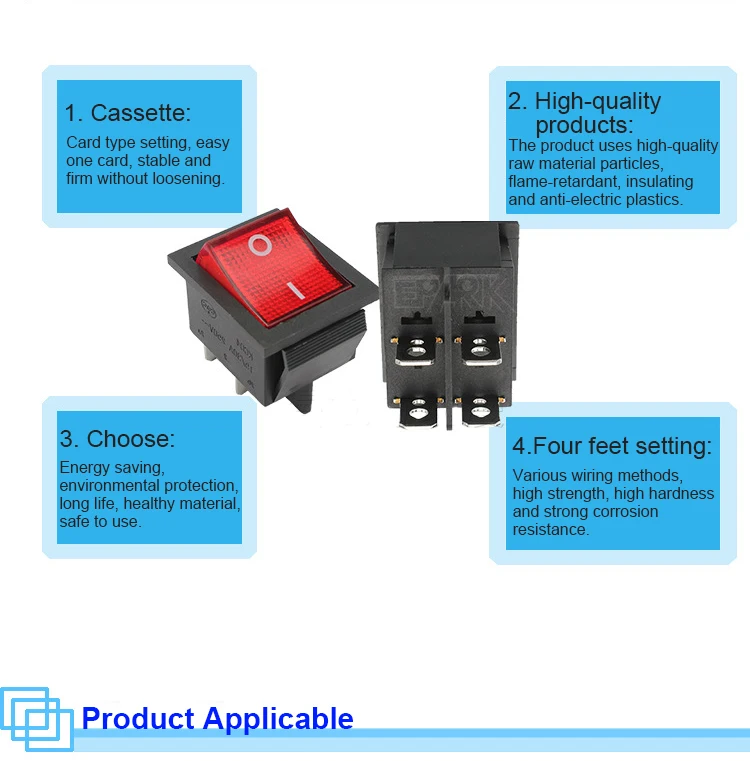 Hot Sale Rocker Switch Three-phase Inverter Welding Accessories Jd03-a1 ...