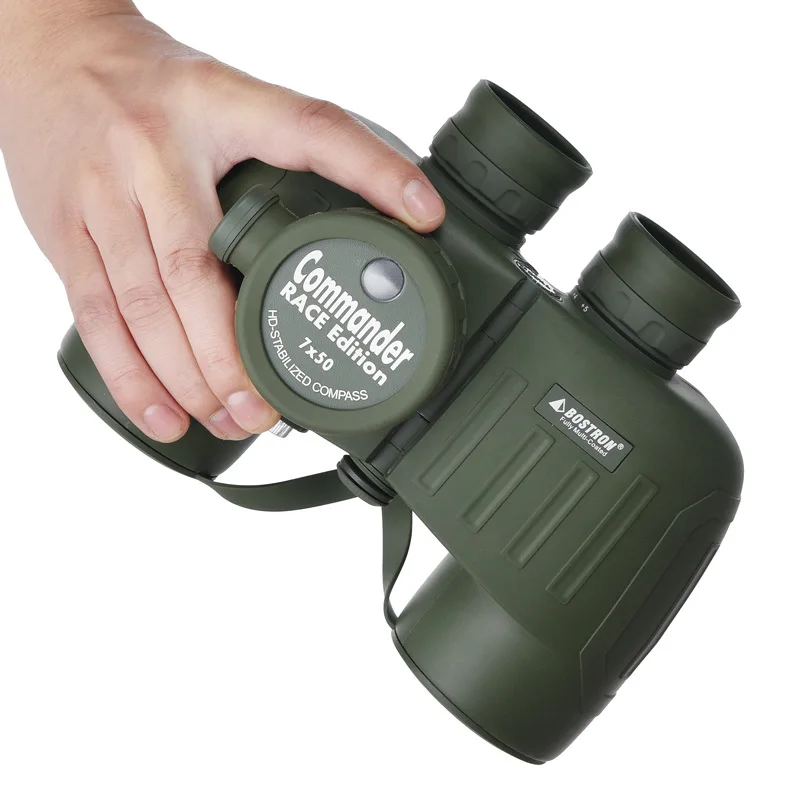 Boston 7X50 Binoculars - Waterproof & Rangefinder Compass