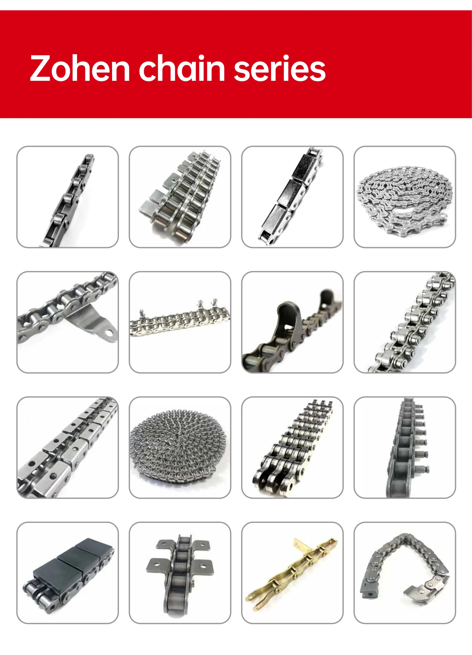 Standard Short Pitch Precision Roller Chains A Series Duplex Roller