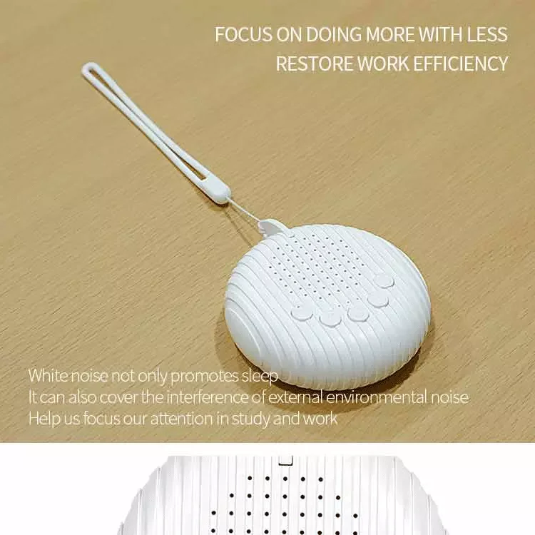 Relaxing Soothing Night Helper Baby Care Sleeping Aid Therapy Device White Noise Machine with 10 Natural Sounds Timed Shutdown