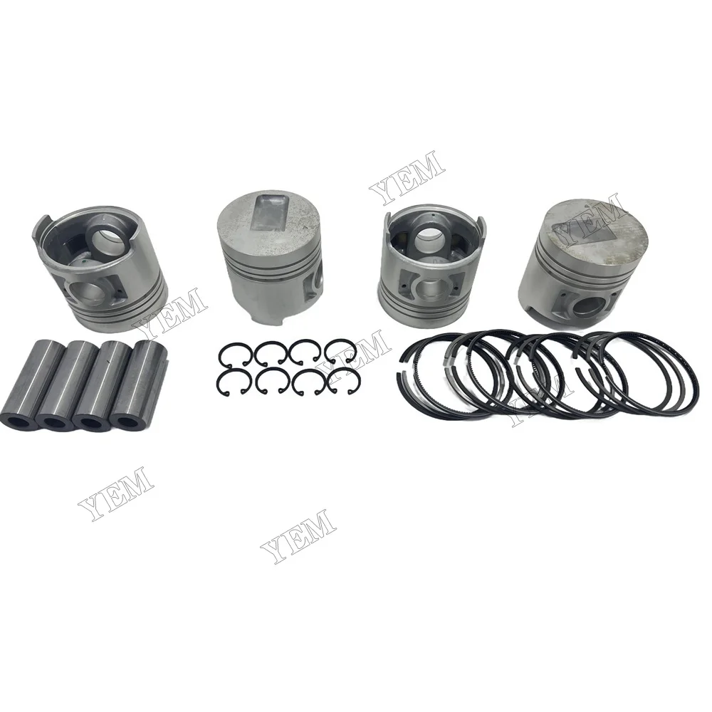 New Overhaul Rebuild Kit Compatible with Mitsubishi S4Q S4Q2 Engine Piston Ring Liner Gasket Set 2