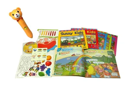 Study Reader Talkingpen Music Audio Books Colorful Themes Pictures Kindergarten Children English Books