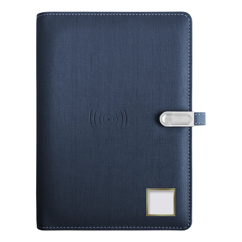 Dropshipping 2024 Custom Planner Adapter USB Flash Blue Tooth Handwriting Notebook with Powerbank NFC Screen