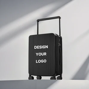 Best Choice 24\" Durable Hardshell Suitcase Silent Dual Spinner Wheels TSA Lock Waterproof PC Luggage Set-Modern & Cartoon Style