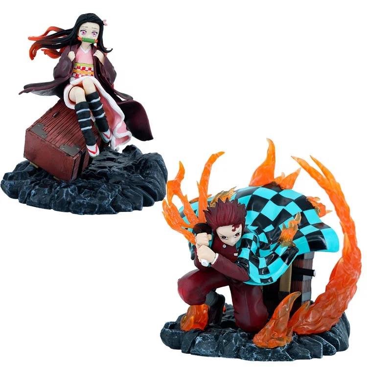 Anime Demon Slayer Kimetsu No Yaiba Tanjiro Kamado Tanjirou PVC Figure Toy  Gift