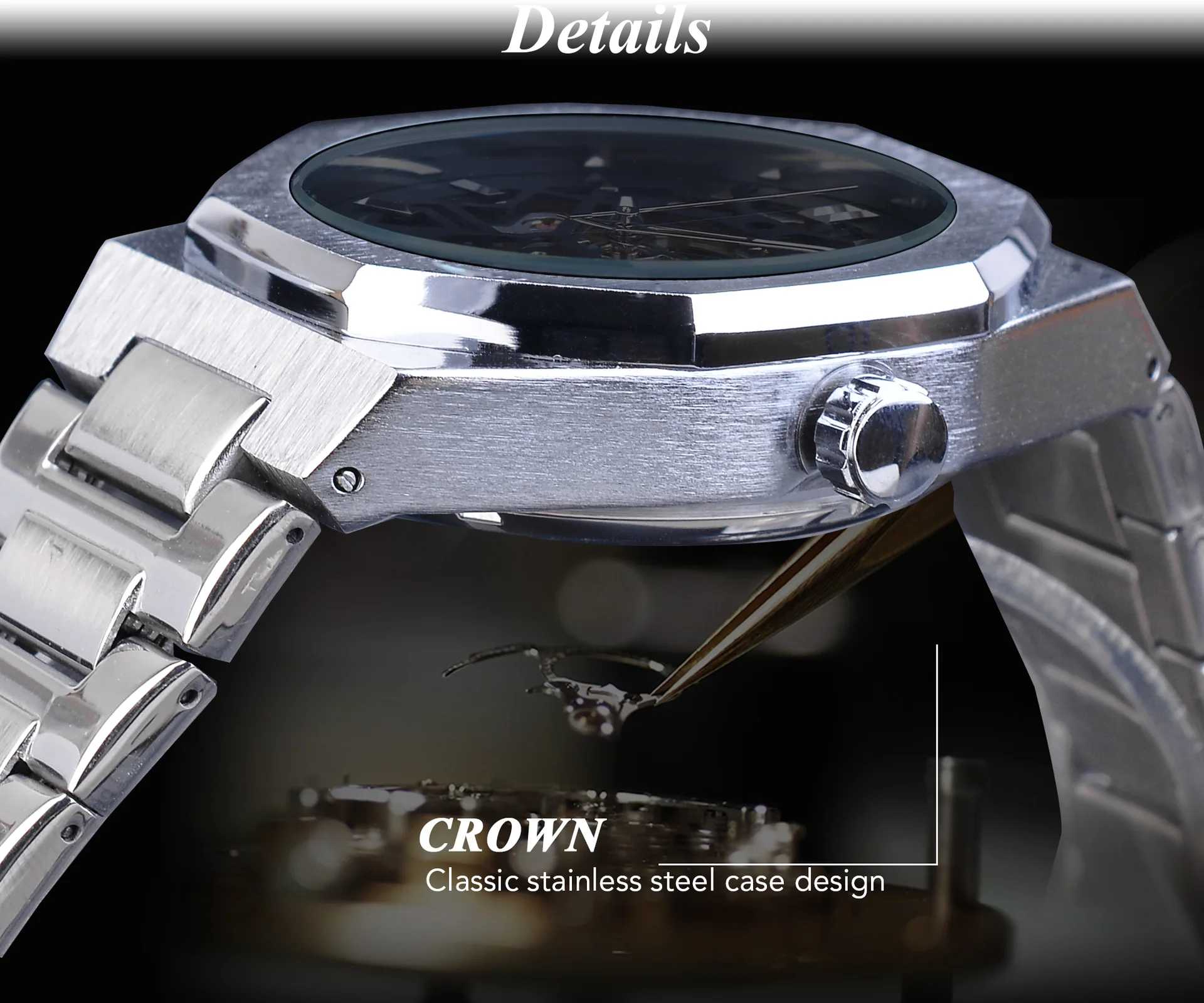 GMT1211 Men Wrist Top Brand Waterproof Fashion Design Luminous Male Relojes Hombre Iced Out Tourbillon Skeleton Mechanical Watch