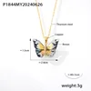 -collana in oro e bianco e nero