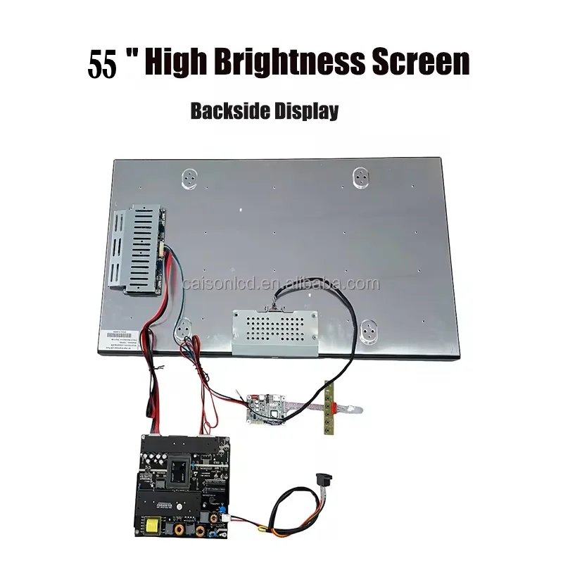 3000 nits high brightness lcd monitor  55  inch  for Outdoor display  use for Bus stop signs and outdoor advertising machines supplier