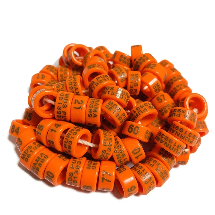 2020 Taiwan Pigeon Rings Gold Pigeon Clip Rings Plastic Clip Chicken Leg Bands,Open Bird Foot Ring Bague Pigeon 2034